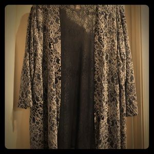 Beautiful Chico’s Lightweight Lace Jacket